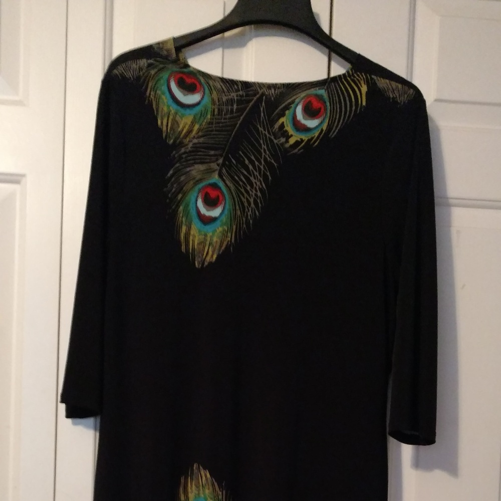 Peacock Feather Dress - Picture 2 of 5